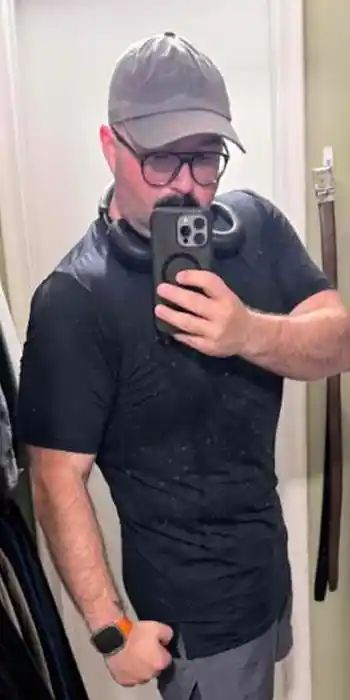 The same client after 7 months of coaching with Austin