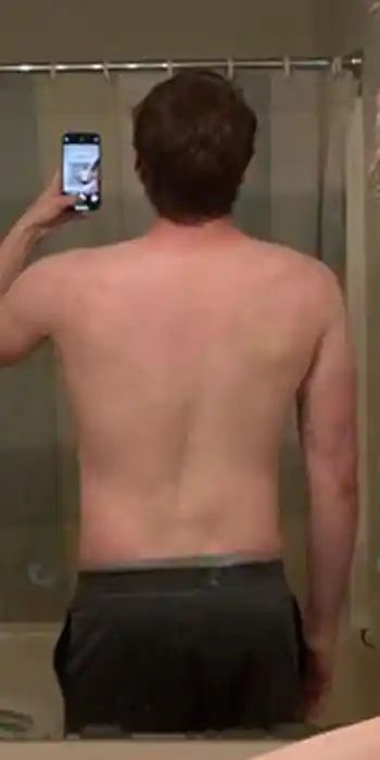 The same client after 4 months of coaching with Austin